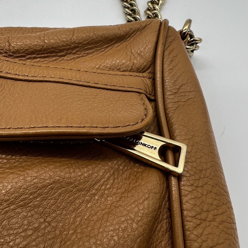 Rebecca Minkoff Tan Crossbody Bag with Sleek Design and Metal Strap - Picture 4 of 10